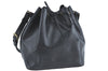Authentic Louis Vuitton Epi Petit Noe Shoulder Bag Black M59012 LV J0644