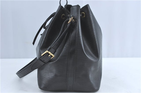 Authentic Louis Vuitton Epi Petit Noe Shoulder Bag Black M59012 LV J0644