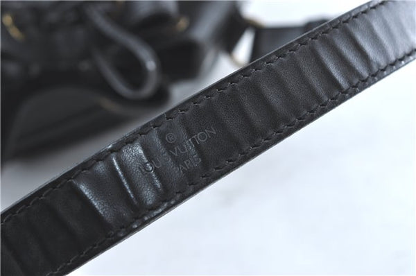 Authentic Louis Vuitton Epi Petit Noe Shoulder Bag Black M59012 LV J0644