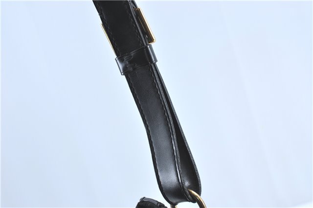 Authentic Louis Vuitton Epi Petit Noe Shoulder Bag Black M59012 LV J0644