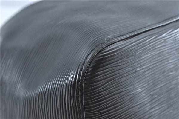 Authentic Louis Vuitton Epi Petit Noe Shoulder Bag Black M59012 LV J0644