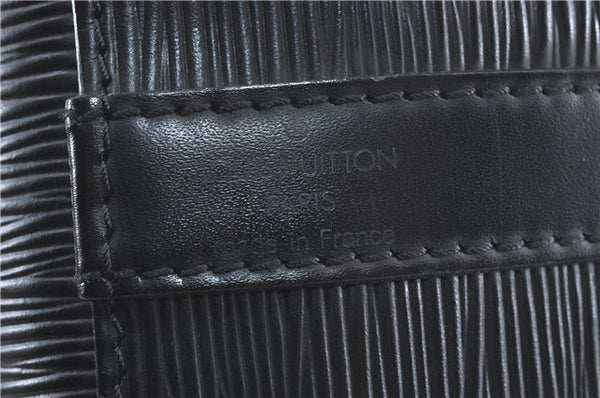 Authentic Louis Vuitton Epi Petit Noe Shoulder Bag Black M59012 LV J0644