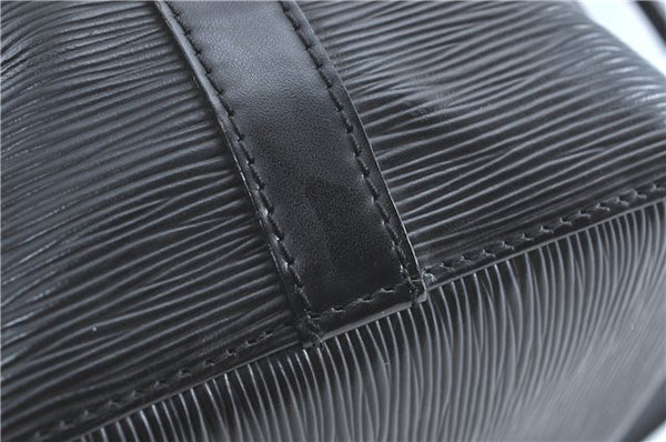 Authentic Louis Vuitton Epi Petit Noe Shoulder Bag Black M59012 LV J0644