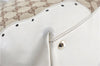 Authentic GUCCI Shoulder Tote Bag GG Canvas Leather 145993 Brown Ivory J0645