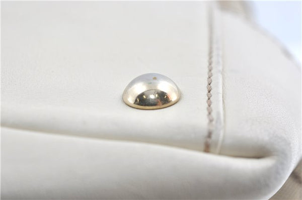 Authentic GUCCI Shoulder Tote Bag GG Canvas Leather 145993 Brown Ivory J0645