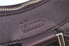 Auth GUCCI Guccissima Abbey Shoulder Hand Bag GG Leather 190525 Purple J0647