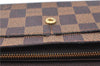 Auth Louis Vuitton Damier Pochette Porte Monnaie Credit Wallet N61724 LV J0651