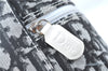 Authentic Christian Dior Trotter Hand Bag Pouch PVC Leather 2 Black White J0659