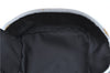 Authentic Christian Dior Trotter Hand Bag Pouch PVC Leather 2 Black White J0659