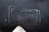 Authentic Christian Dior Trotter Hand Bag Pouch PVC Leather 2 Black White J0659