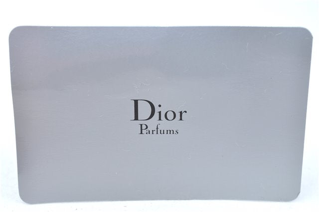 Authentic Christian Dior Trotter Hand Bag Pouch PVC Leather 2 Black White J0659