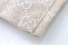 Authentic GUCCI Clutch Hand Bag Purse GG Canvas Leather 283400 Beige J0663