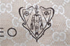 Authentic GUCCI Clutch Hand Bag Purse GG Canvas Leather 283400 Beige J0663