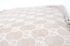 Authentic GUCCI Clutch Hand Bag Purse GG Canvas Leather 283400 Beige J0663