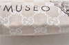 Authentic GUCCI Clutch Hand Bag Purse GG Canvas Leather 283400 Beige J0663