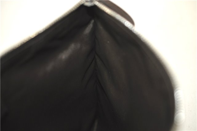 Authentic GUCCI Clutch Hand Bag Purse GG Canvas Leather 283400 Beige J0663