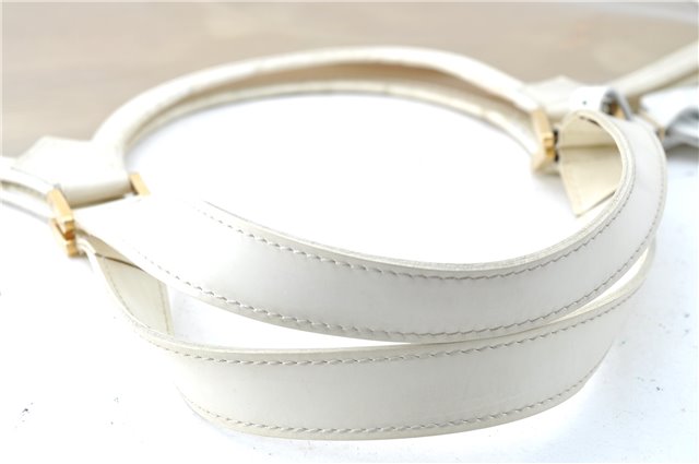 Auth Louis Vuitton Epi Plage Bahia Shoulder Tote Bag Clear White M92153 LV J0666