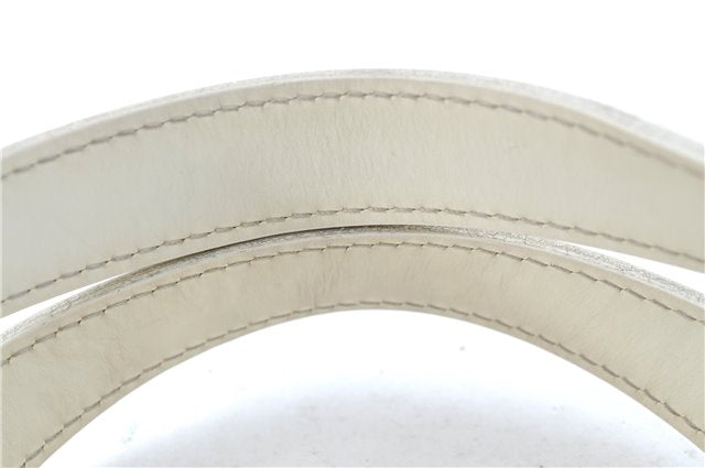 Auth Louis Vuitton Epi Plage Bahia Shoulder Tote Bag Clear White M92153 LV J0666