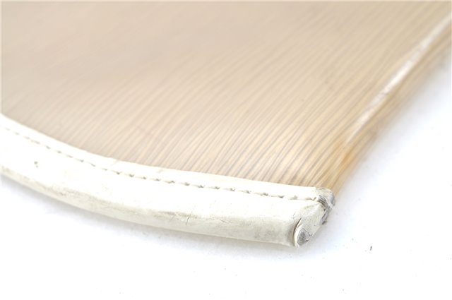 Auth Louis Vuitton Epi Plage Bahia Shoulder Tote Bag Clear White M92153 LV J0666