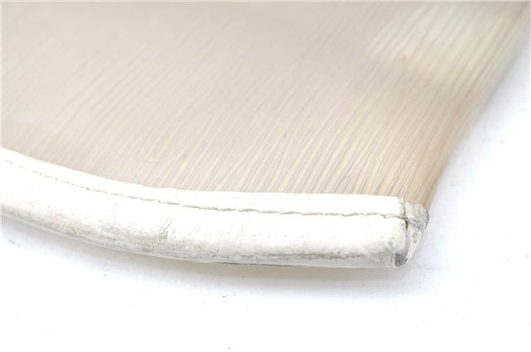 Auth Louis Vuitton Epi Plage Bahia Shoulder Tote Bag Clear White M92153 LV J0666