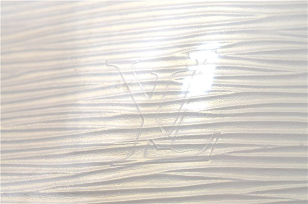 Auth Louis Vuitton Epi Plage Bahia Shoulder Tote Bag Clear White M92153 LV J0666