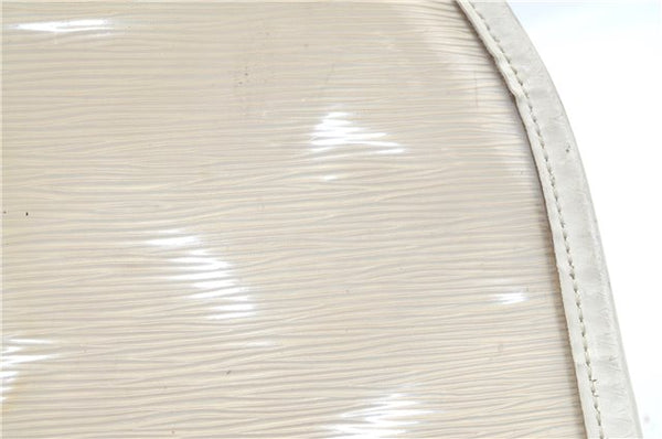 Auth Louis Vuitton Epi Plage Bahia Shoulder Tote Bag Clear White M92153 LV J0666