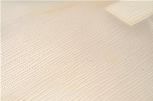 Auth Louis Vuitton Epi Plage Bahia Shoulder Tote Bag Clear White M92153 LV J0666