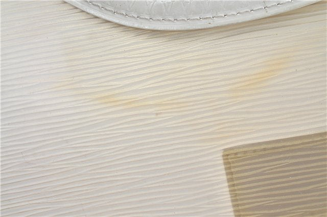 Auth Louis Vuitton Epi Plage Bahia Shoulder Tote Bag Clear White M92153 LV J0666