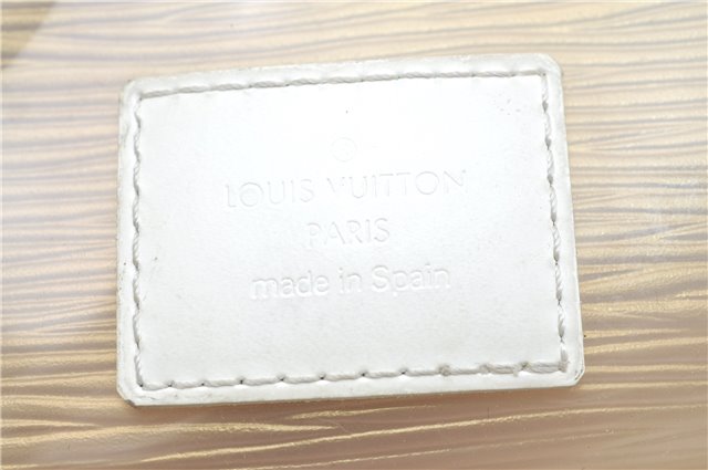 Auth Louis Vuitton Epi Plage Bahia Shoulder Tote Bag Clear White M92153 LV J0666
