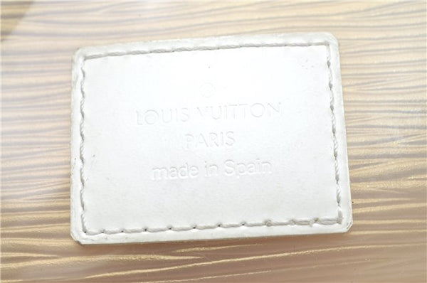 Auth Louis Vuitton Epi Plage Bahia Shoulder Tote Bag Clear White M92153 LV J0666