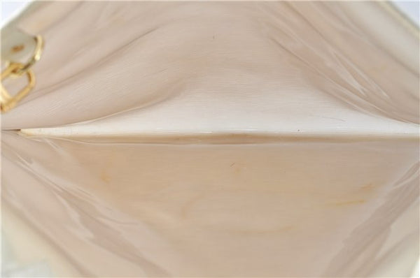 Auth Louis Vuitton Epi Plage Bahia Shoulder Tote Bag Clear White M92153 LV J0666