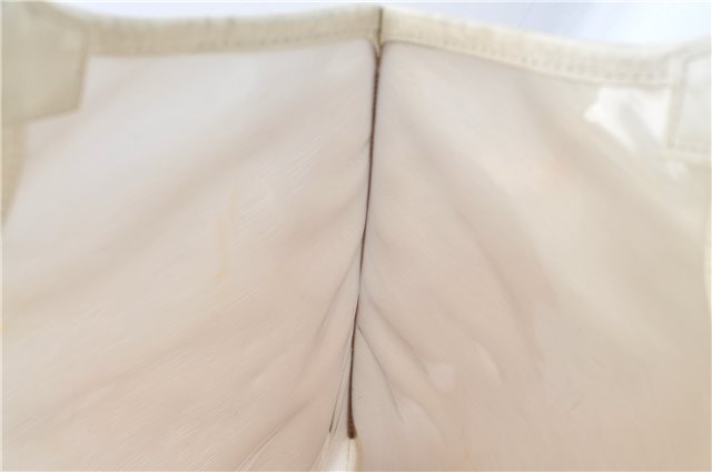 Auth Louis Vuitton Epi Plage Bahia Shoulder Tote Bag Clear White M92153 LV J0666