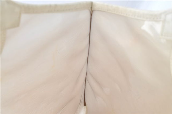 Auth Louis Vuitton Epi Plage Bahia Shoulder Tote Bag Clear White M92153 LV J0666