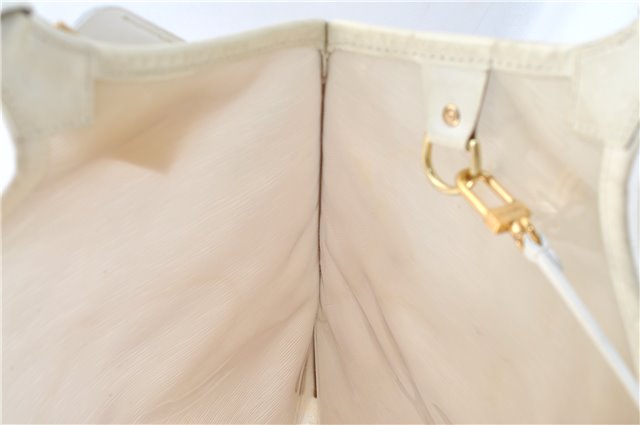 Auth Louis Vuitton Epi Plage Bahia Shoulder Tote Bag Clear White M92153 LV J0666