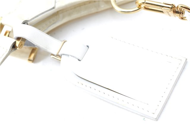 Auth Louis Vuitton Epi Plage Bahia Shoulder Tote Bag Clear White M92153 LV J0666