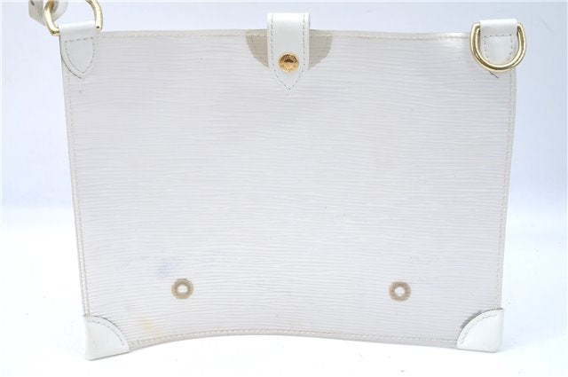Auth Louis Vuitton Epi Plage Bahia Shoulder Tote Bag Clear White M92153 LV J0666
