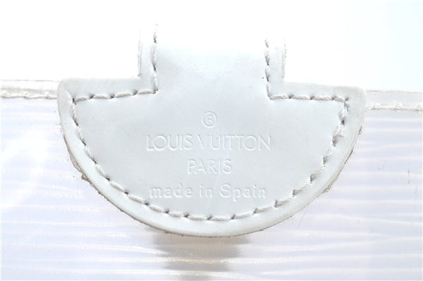 Auth Louis Vuitton Epi Plage Bahia Shoulder Tote Bag Clear White M92153 LV J0666