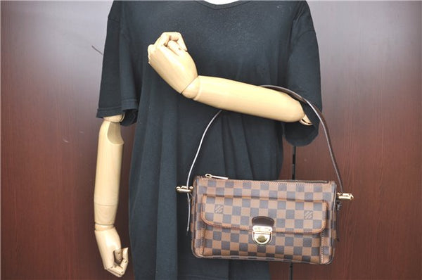 Auth Louis Vuitton Damier Ravello GM Shoulder Cross Body Bag N60006 LV J0667