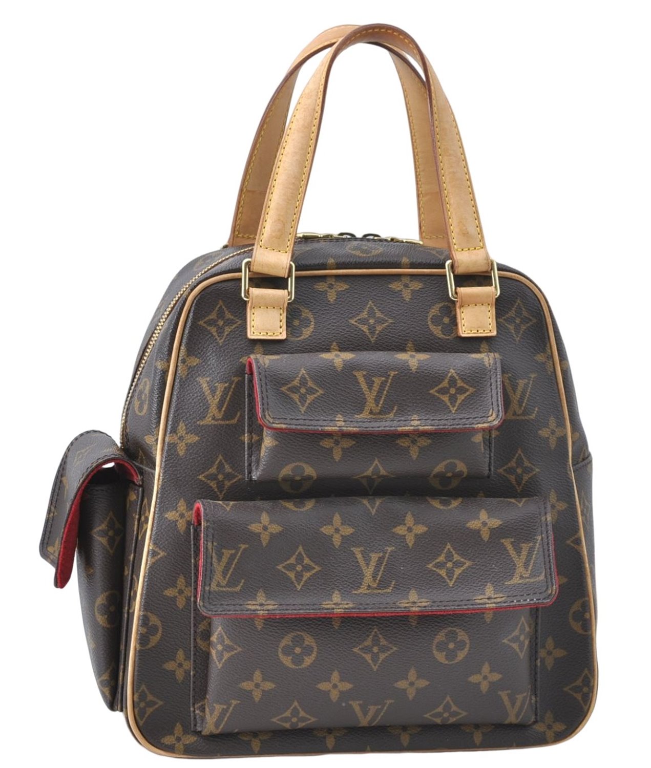 Authentic Louis Vuitton Monogram Excentri Cite Hand Bag M51161 LV J0668