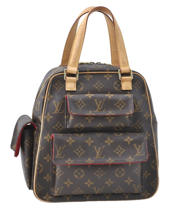 Authentic Louis Vuitton Monogram Excentri Cite Hand Bag M51161 LV J0668