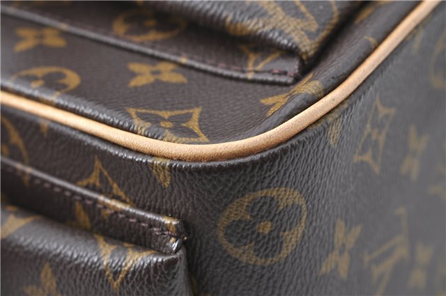 Authentic Louis Vuitton Monogram Excentri Cite Hand Bag M51161 LV J0668