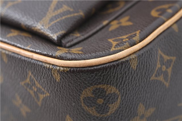 Authentic Louis Vuitton Monogram Excentri Cite Hand Bag M51161 LV J0668