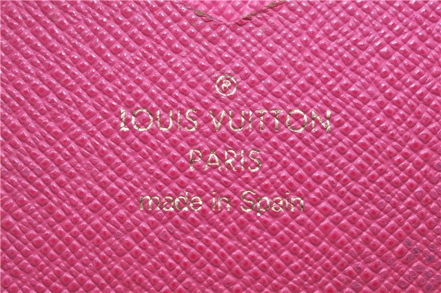 Authentic Louis Vuitton Monogram Folio Iphone 8 Case Pink M61906 LV J0685