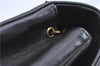 Authentic CHANEL Lamb Skin Matelasse Chain Shoulder Bag Purse Black CC J0695