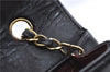 Authentic CHANEL Lamb Skin Matelasse Chain Shoulder Bag Purse Black CC J0695