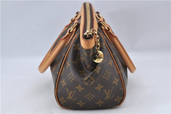 Authentic Louis Vuitton Monogram Tivoli PM Hand Tote Bag M40143 LV J0703