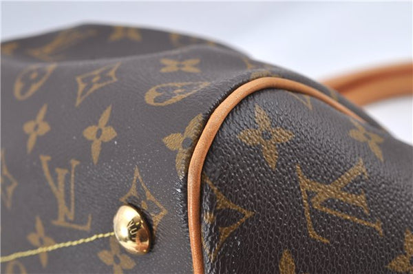 Authentic Louis Vuitton Monogram Tivoli PM Hand Tote Bag M40143 LV J0703