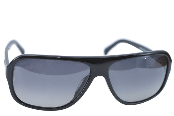 Authentic CHANEL Sunglasses Plastic Black CC J0704