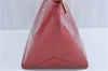 Authentic Louis Vuitton Vernis Bellevue PM Hand Bag Red M93583 LV J0705