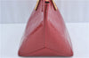 Authentic Louis Vuitton Vernis Bellevue PM Hand Bag Red M93583 LV J0705